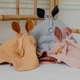 BIBS Doudou Canguru Algodão Orgânico Dark Oak