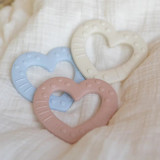 BIBS Mordedor Baby Bitie Coração Blush +2M