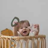 BIBS Mordedor Baby Bitie Estrela Blush +2M