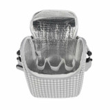 Walking Mum Lancheira Isotérmica I Love Vichy Cinza 1120800086