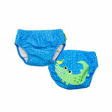Zoocchini 2 Fraldas Natação UPF50+ Crocodilo 12-24M ZOO-014-007/M