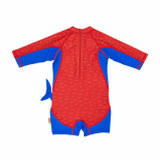 Zoocchini Fato de Banho Manga Comprida Tubarão Azul 6-12M