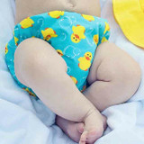 Zoocchini Fralda Natação + Chapéu Patinho 6-12M