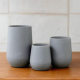 ezpz Conjunto de Copos de Desenvolvimento Cinza EUDCG005