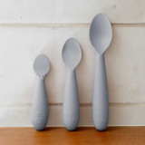 ezpz Conjunto de Utensílios de Desenvolvimento Cinza Nórdico EUDUP003
