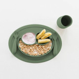 ezpz Pack de 2 Mini Utensils Verde Oliva EUMUO001