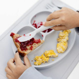 ezpz Pack de 3 Happy Utensils Cinza Nórdico EUHUP003
