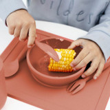 ezpz Pack de 3 Happy Utensils Siena EUHUS003