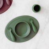 ezpz Primeiro Conjunto de Alimentação Verde Oliva EUFFO001