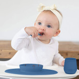 ezpz Primeiro Conjunto de Alimentação Azul Escuro2