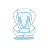 Dos 40 aos 105 cm (até aos 4 anos)