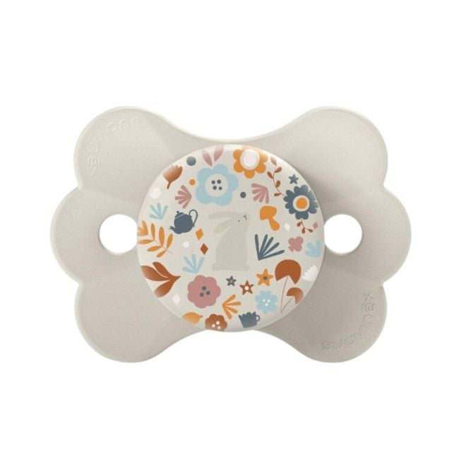 Suavinex SX Pro Physiological Silicone Soother Wonder Butterfly Liberty Beige 6-18M