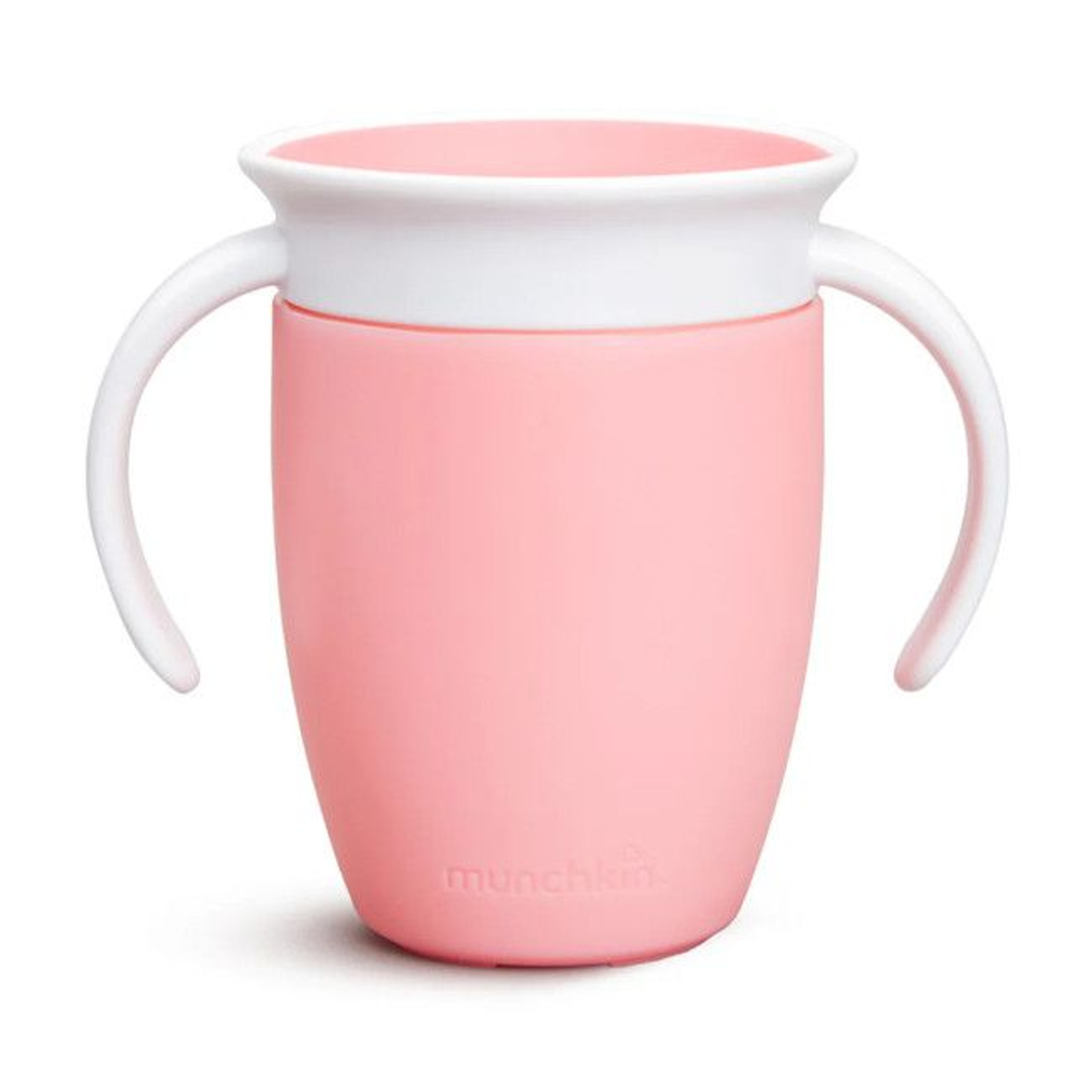 Munchkin 360 Miracle Trainer Cup with Handles 200ml Light Pink +6M 90102