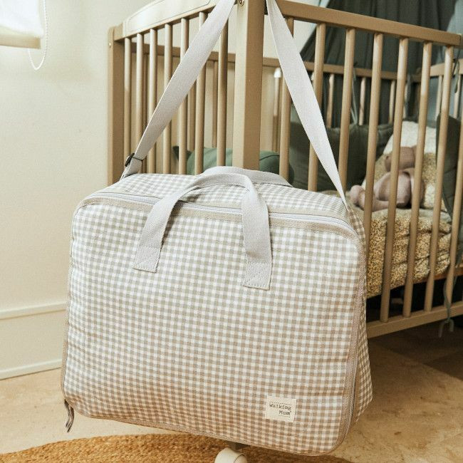 Walking Mum Mala de Maternidade I Love Vichy Cinza 1120800082