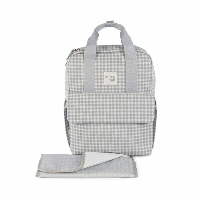 Walking Mum Maternity Backpack I Love Vichy Grey 1120800080