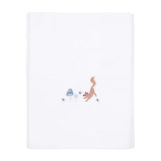 Little Dutch Embroidered Sheet 110x140 Mushroom TE10114030
