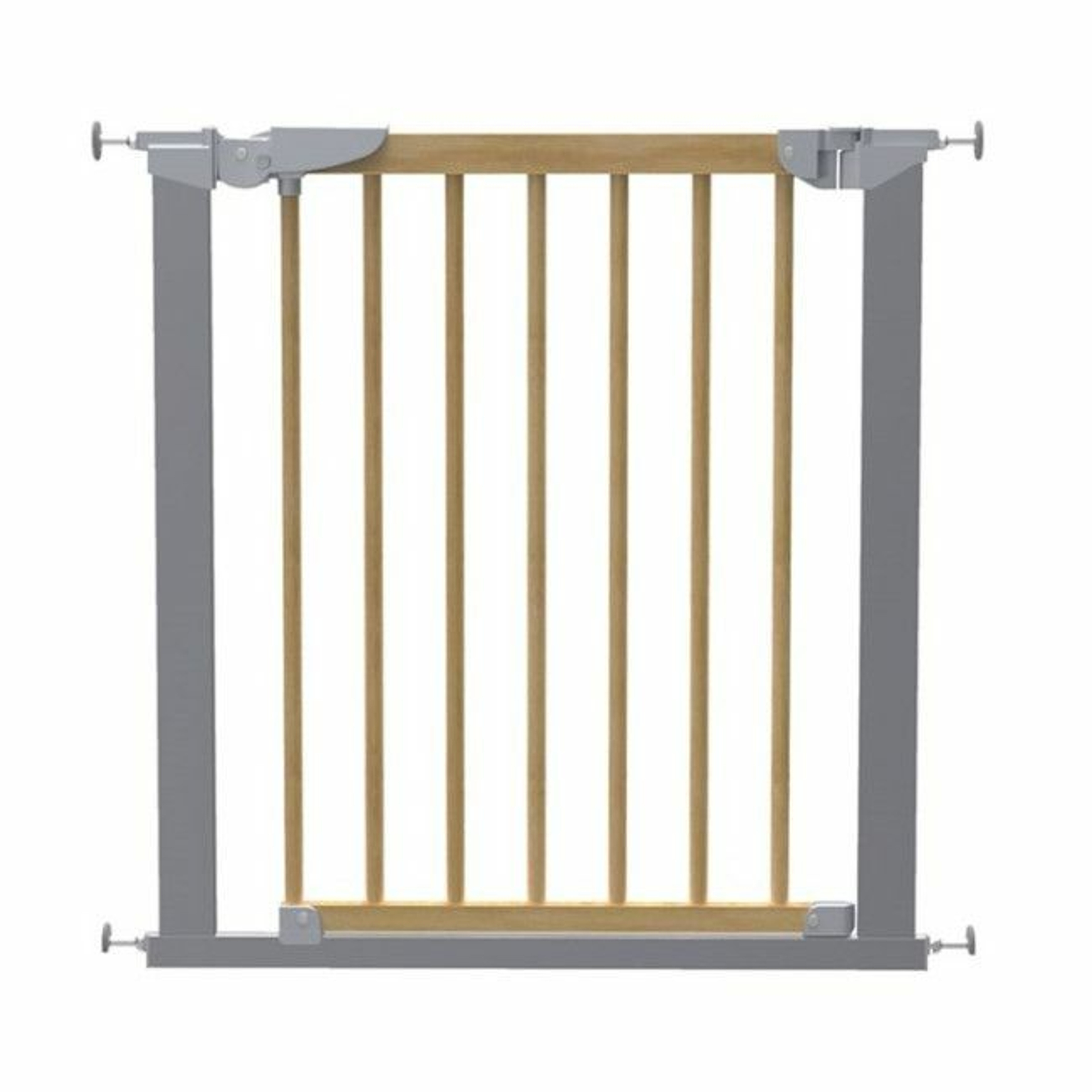 Baby Dan TORA Supreme Line Safety Gate Silver/Natural 73217-1792-02