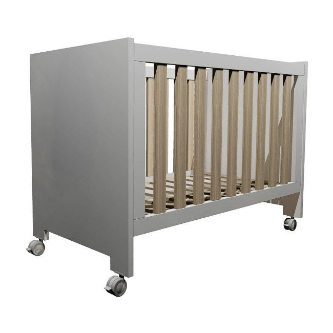 IKID Essenza Cot Bed White/Natural 120x60
