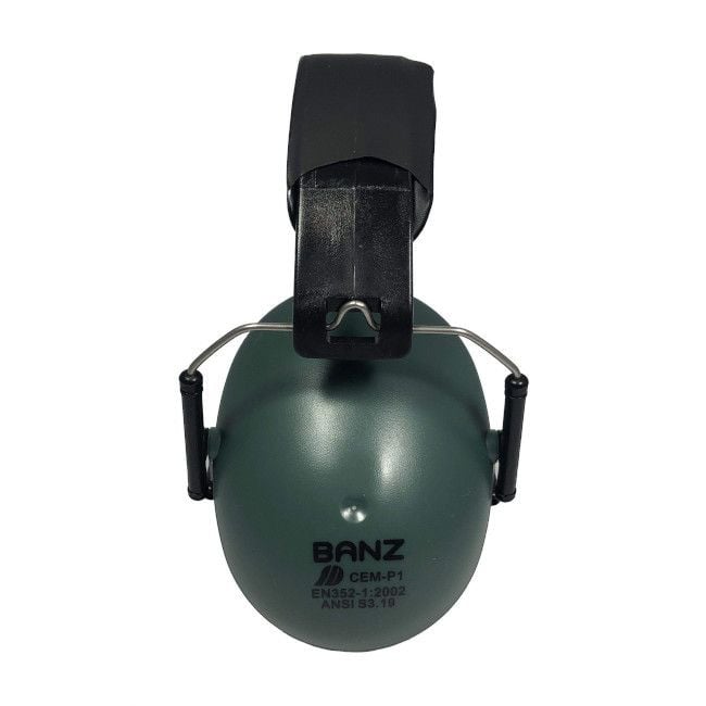Banz Protetores de Ouvido Anti-Ruído Dark Green +3 Anos EM063
