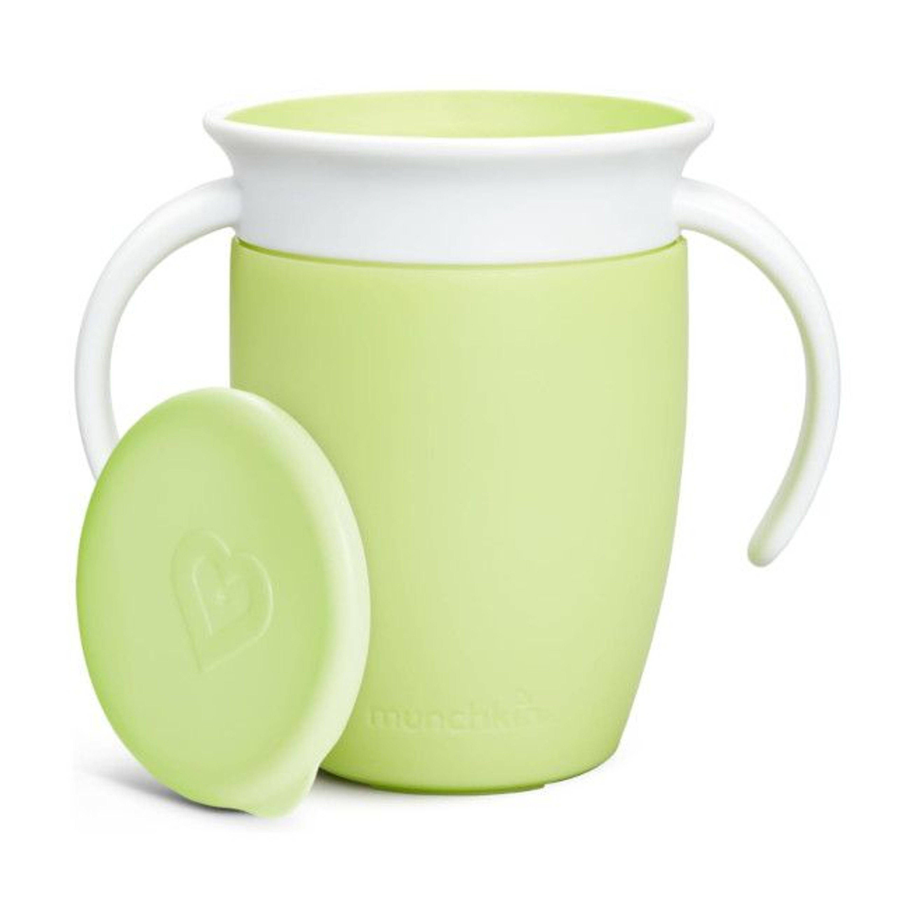 Munchkin 360 Miracle Trainer Cup with Handles and Lid 200ml Light Green +6M 90231