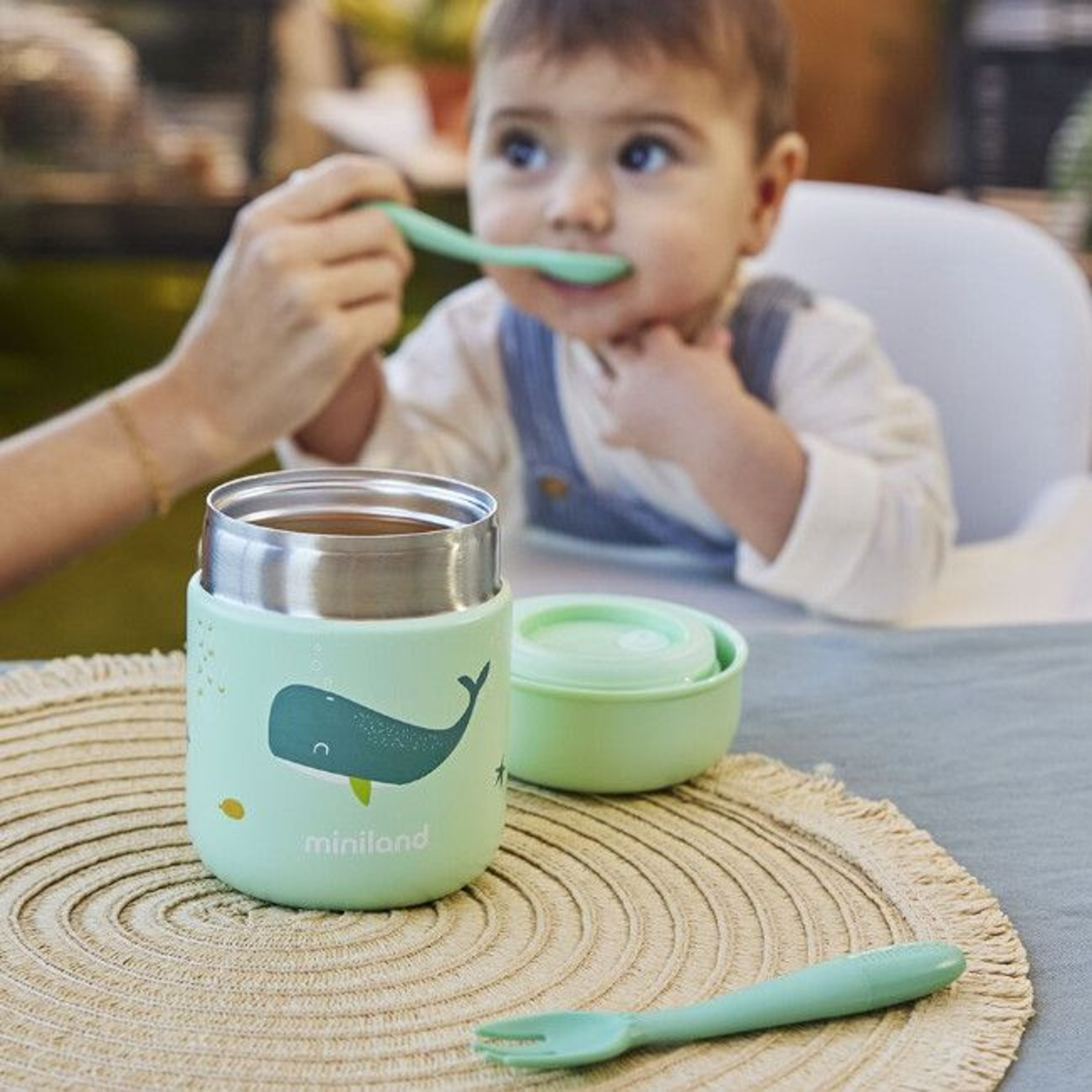 Miniland Mini Termo Sólidos Thermy Whaley 280ml 89617