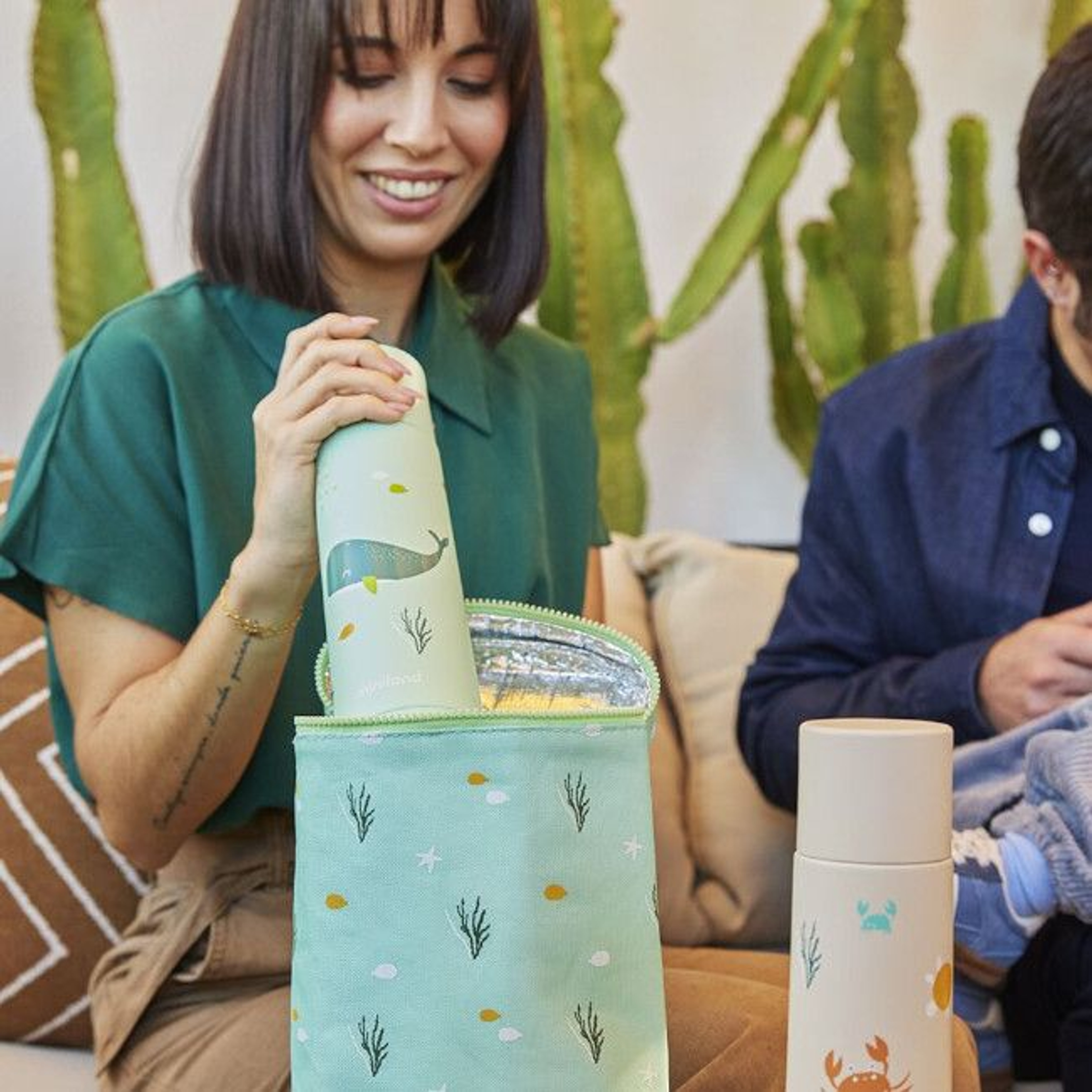 Miniland Bolsa Isotérmica Dupla Thermibag Ocean 500ml 89619