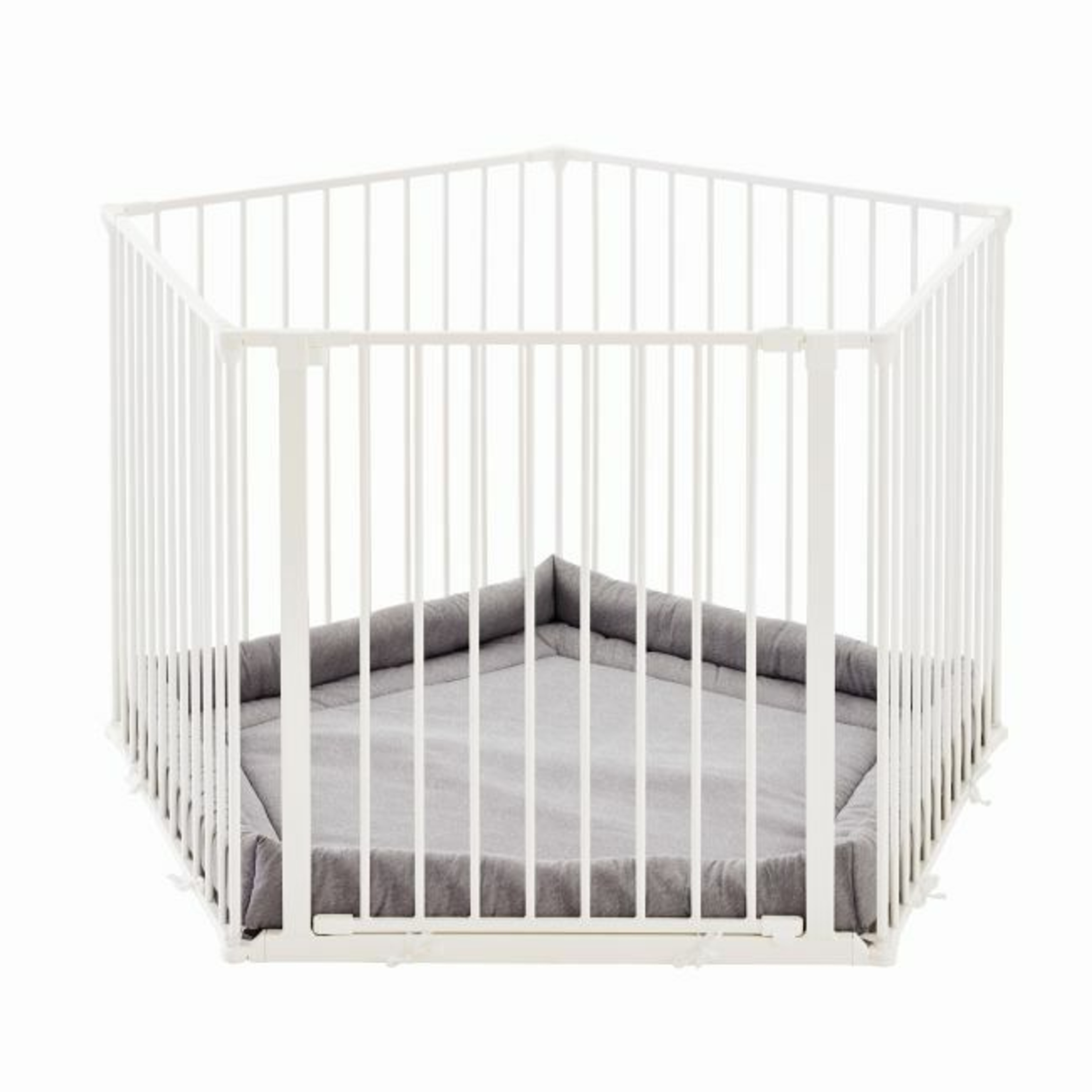Baby Dan Olaf Pentagon Playpen with White Rails 77114-10400-1300-10