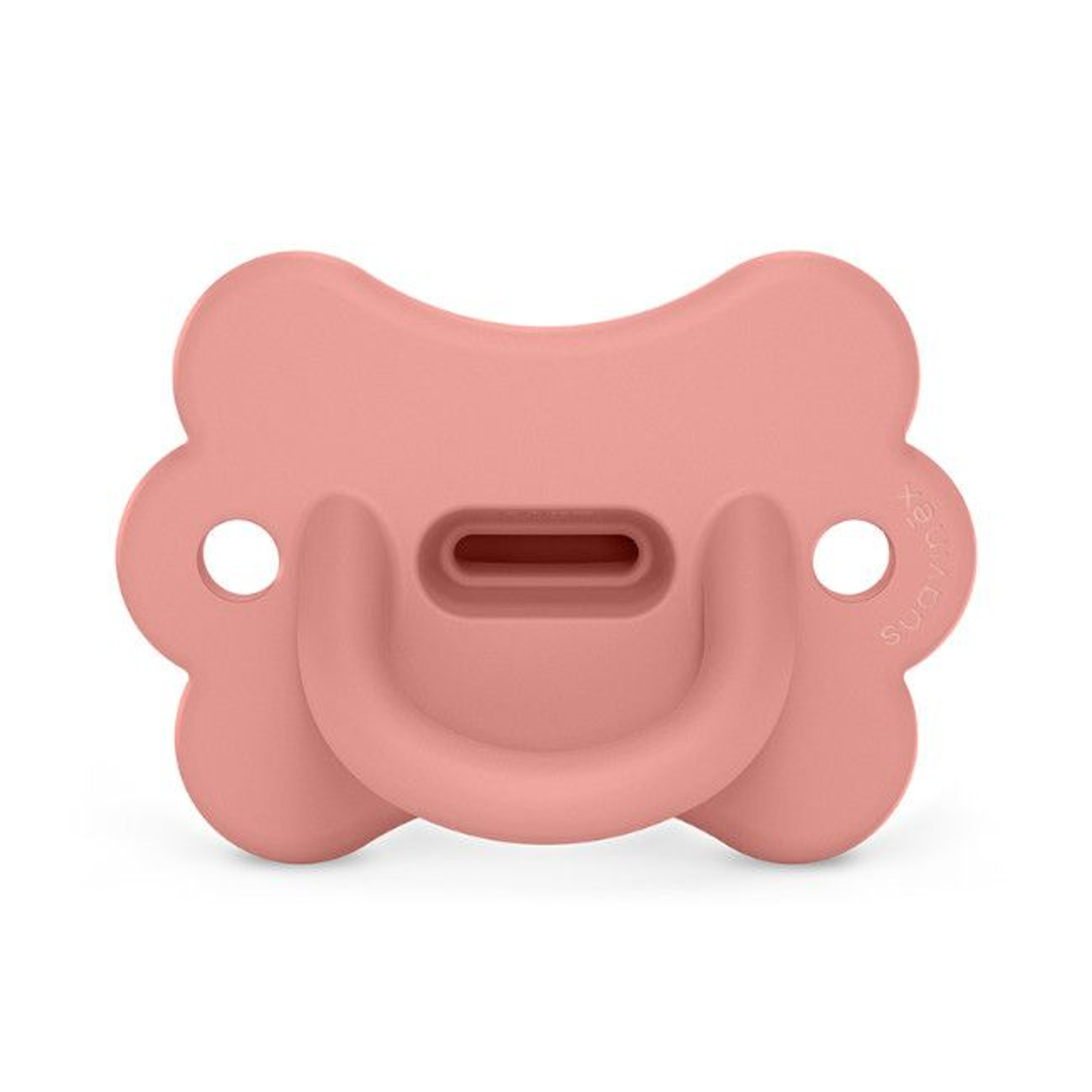 Suavinex SX Pro Physiological Silicone Soother Smoothie Butterfly Peach Pink 6-18M