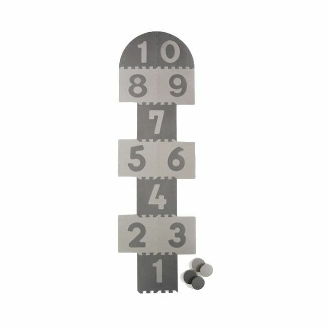 Baby Dan Hopscotch Play Mat Dark Grey 1000-23