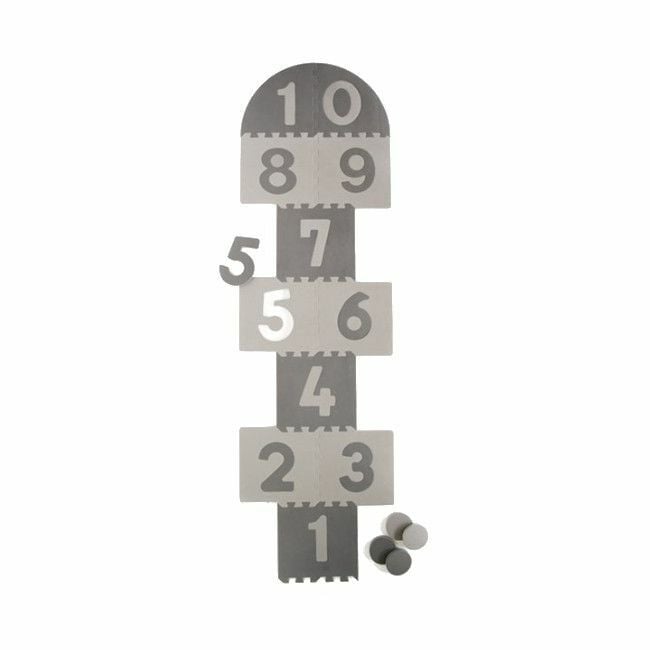 Baby Dan Tapete de Brincadeiras Jogo da Macaca Dark Grey 1000-23