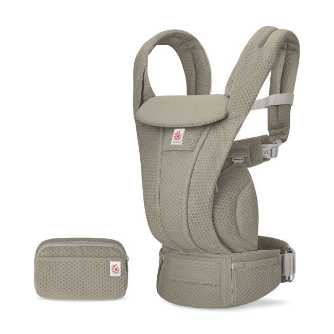 Ergobaby Omni Deluxe Mesh Baby Carrier Soft Olive EBCODMSFTOLV