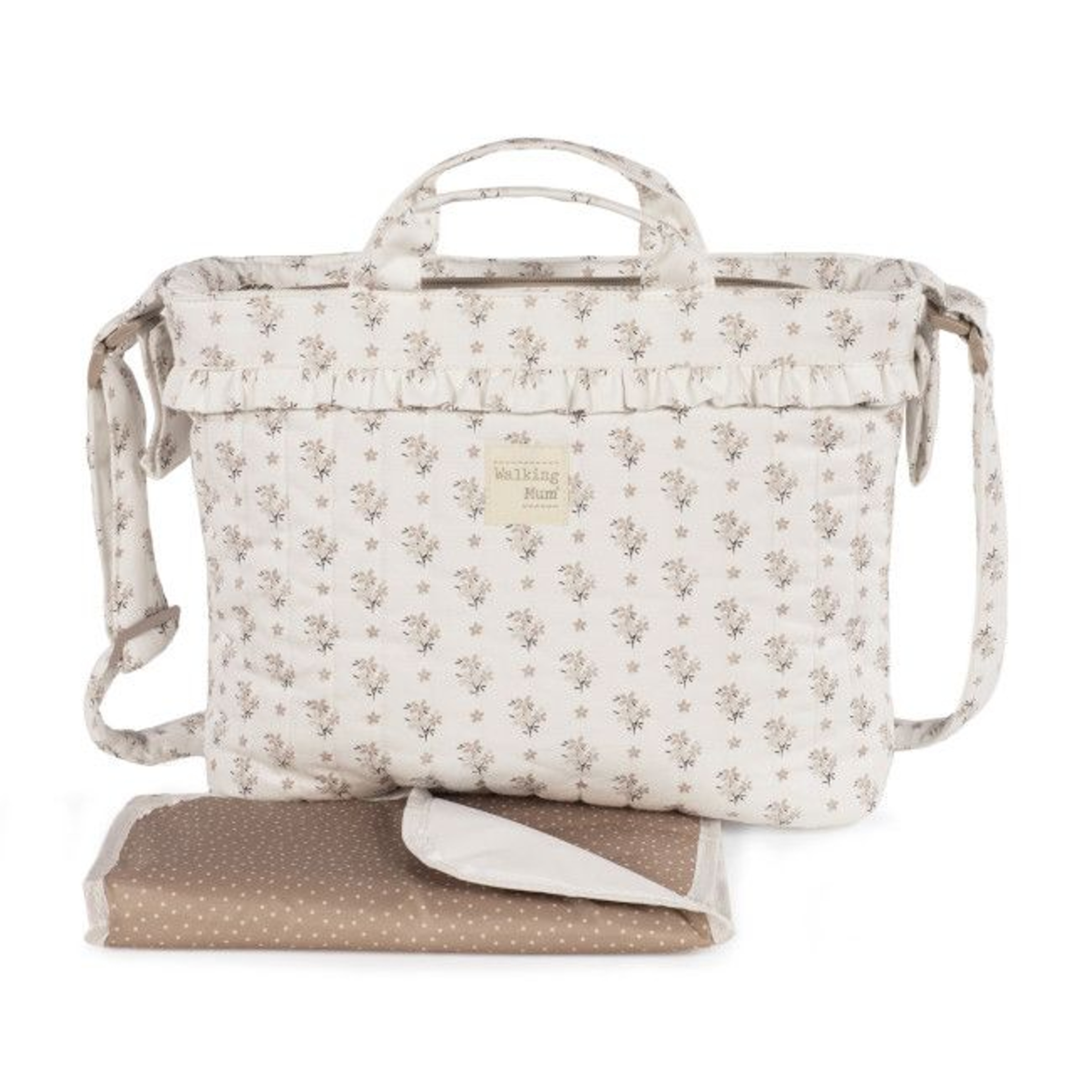Walking Mum Botton Flowers Changing Bag 1120800469