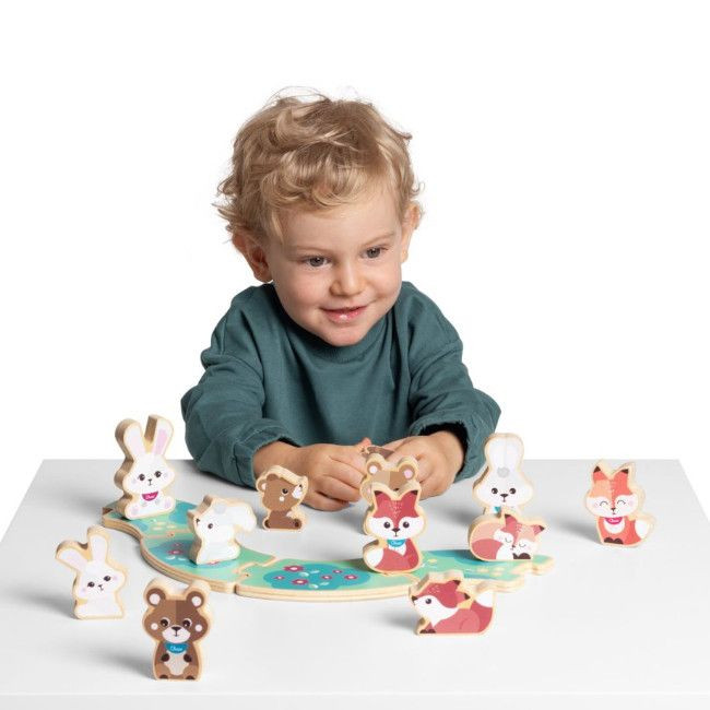 Chicco Playset My Wood Friends Coelhinhos Pai e Filha +2 Anos 00012208100000