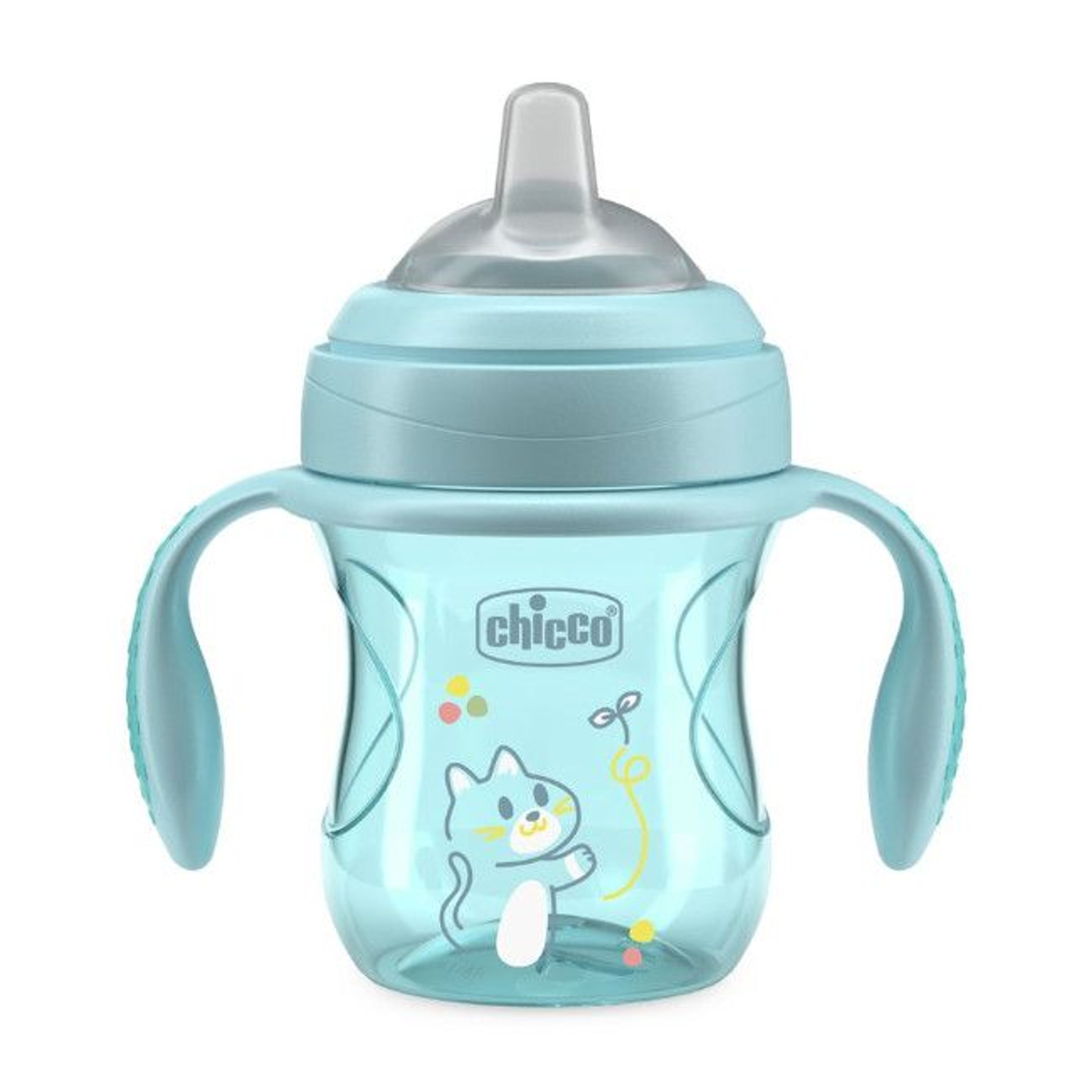 Chicco Training Cup with Handles Blue Cat +4M 00006911250000