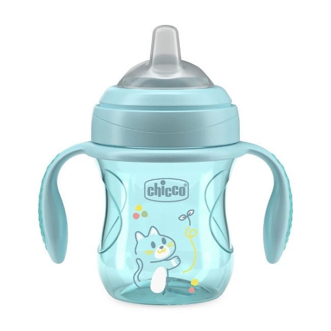 Chicco Training Cup with Handles Blue Cat +4M 00006911250000