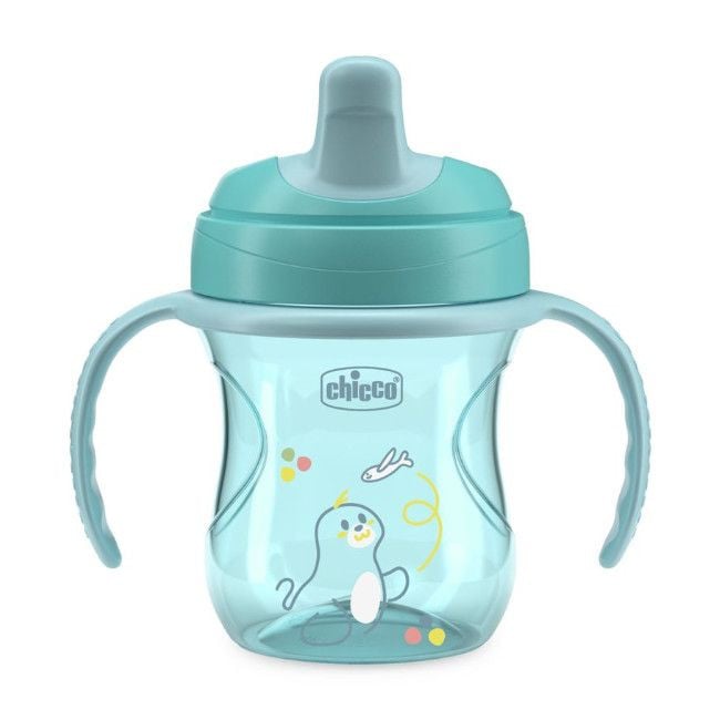 Chicco Training Cup with Handles Blue Seal +6M 00006921250000