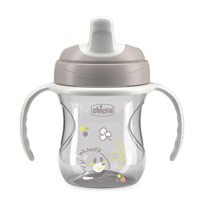 Chicco Training Cup with Handles Grey Hedgehog +6M 00006921350000