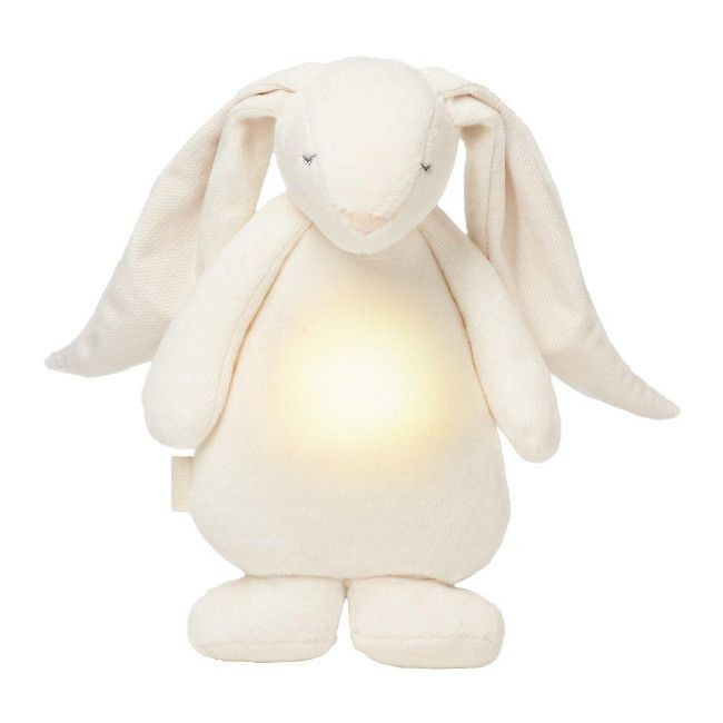 Moonie 2.0 Bunny Soft Toy with Light and Pink Noise Cream +0M