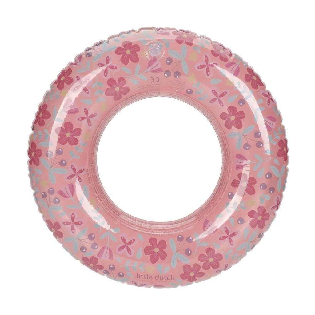 Little Dutch Swim Ring 50cm Pink Flowers +3 Years 2014447