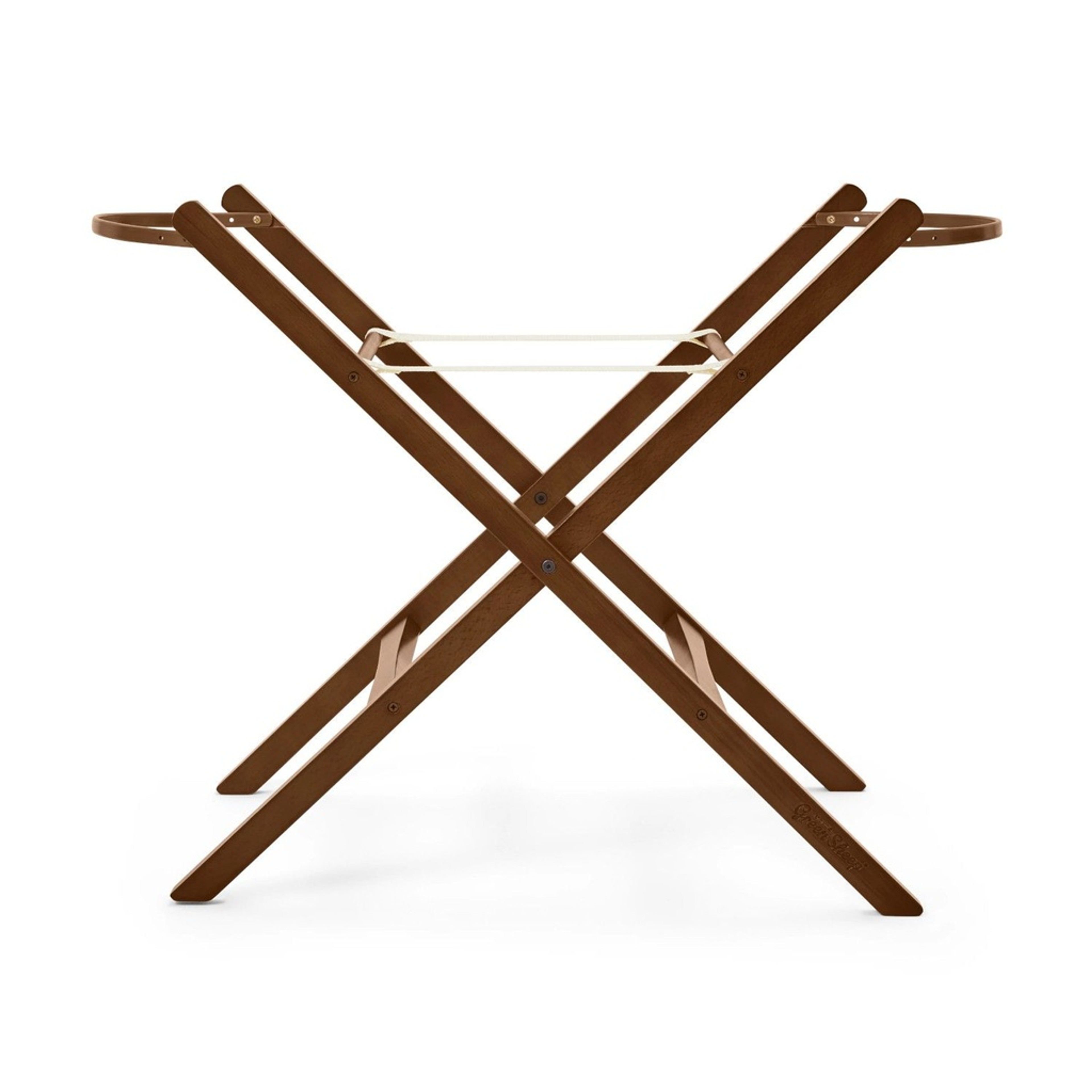 The Little Green Sheep Moses Basket Stand Walnut FN016C