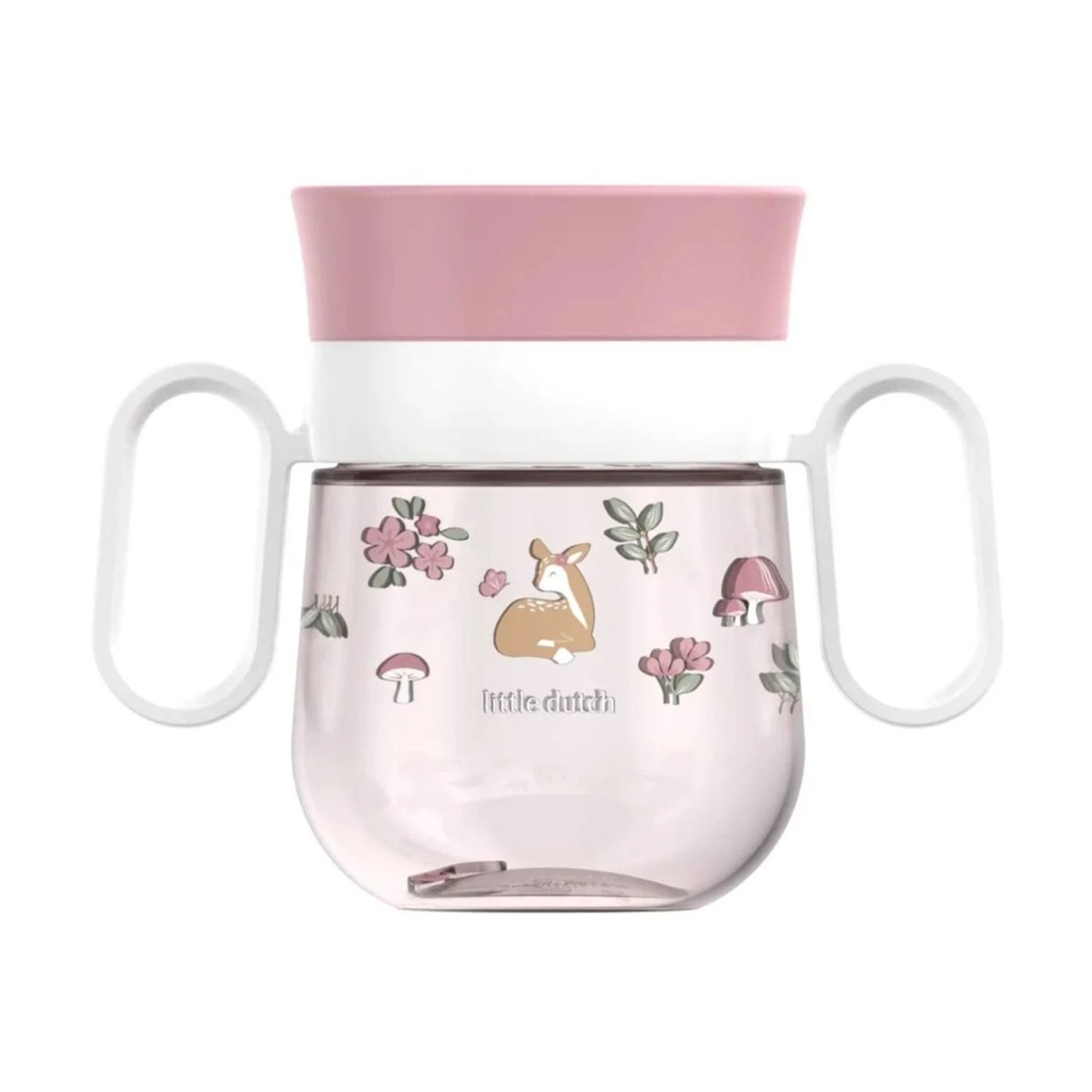 Little Dutch x Mepal 360 Cup with Handles 200ml Fairy Garden 108018065406