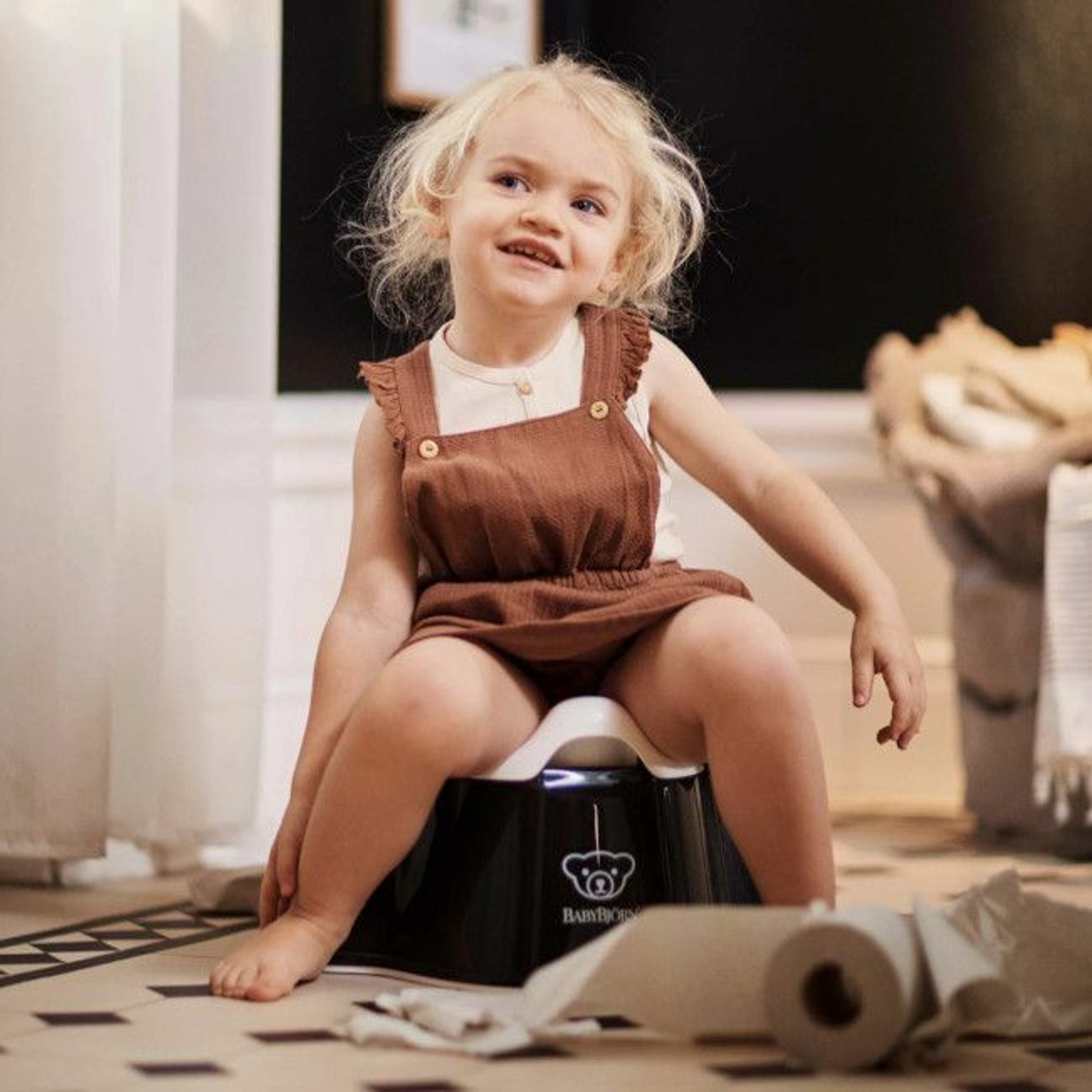 BabyBjörn Bacio Cadeira Preto/Branco 055256