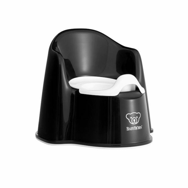 BabyBjörn Potty Chair Black/White 055256