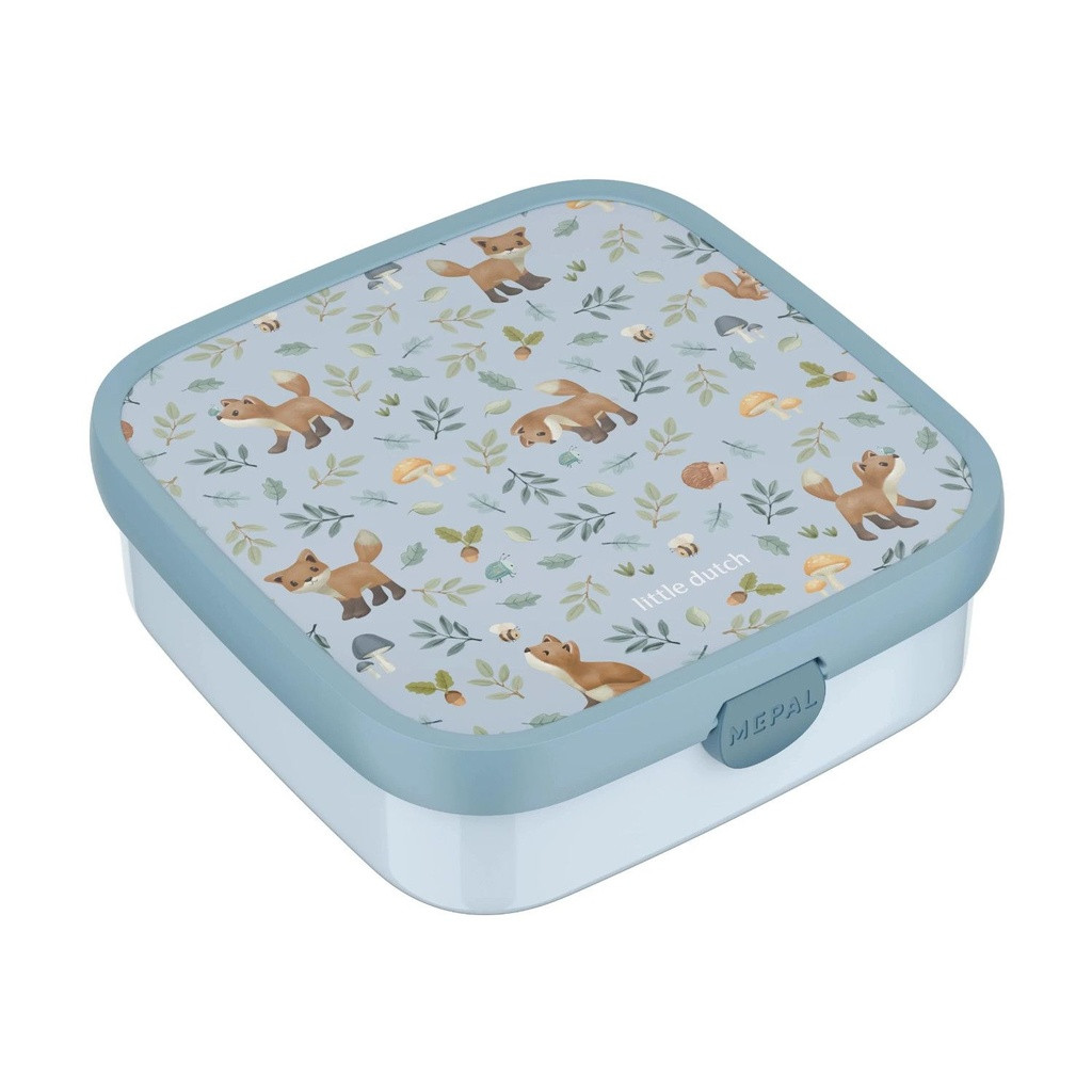 Little Dutch x Mepal Bento Lunchbox with Compartments Forest Friends 107435065408