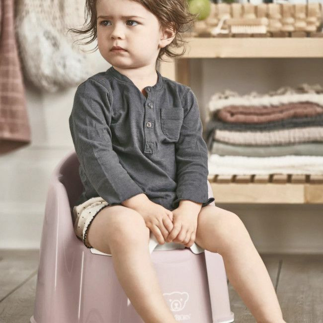 BabyBjörn Bacio Cadeira Rosa Pastel/Branco 055264