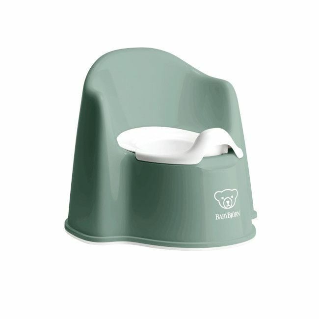 BabyBjörn Potty Chair Deep Green/White 055268