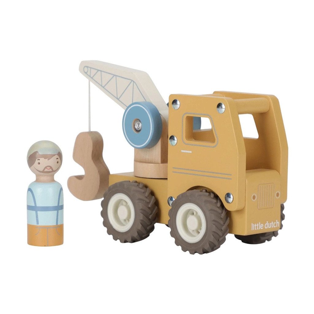 Little Dutch Wooden Tow Truck FSC +18M LD2530