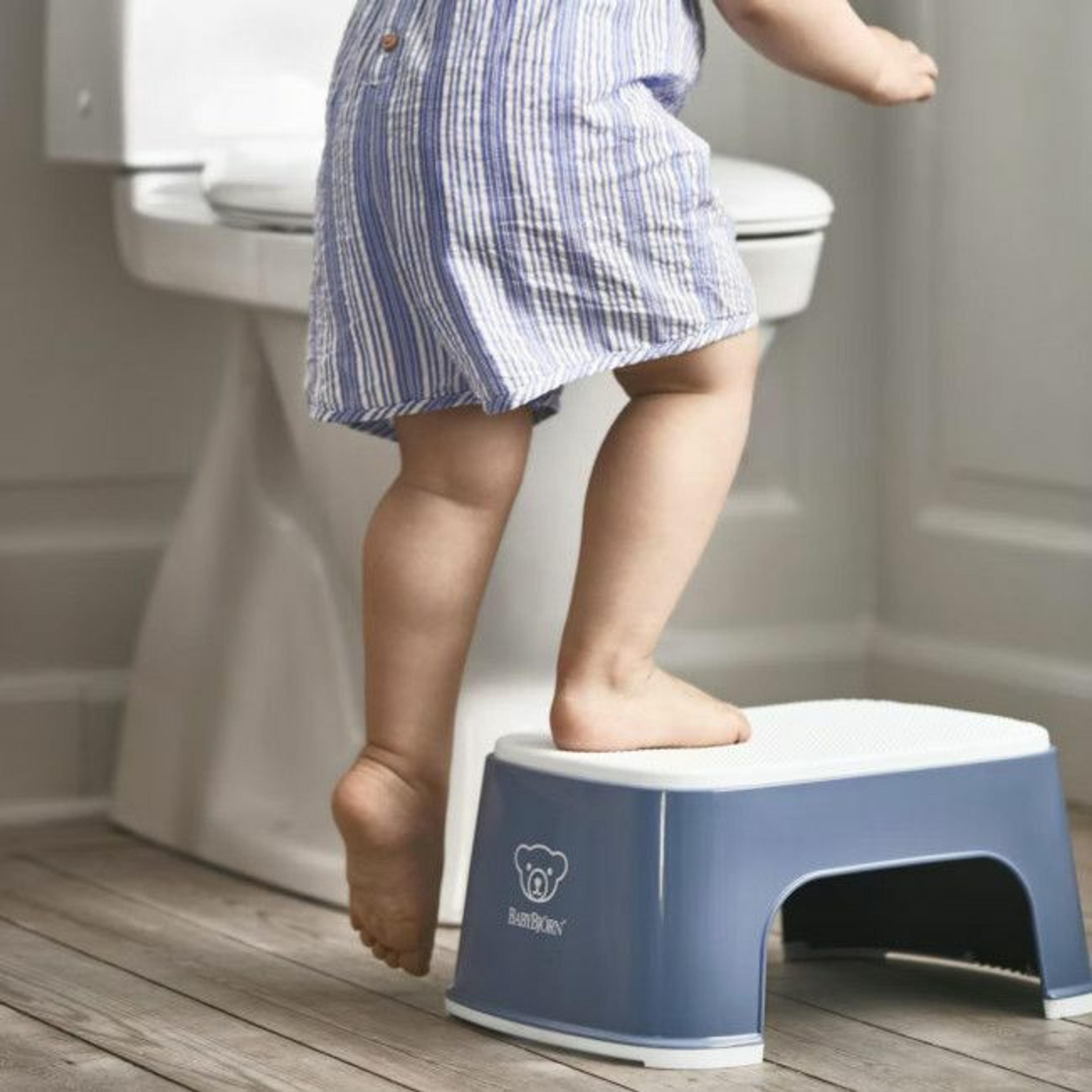 BabyBjörn Degrau de Apoio Azul Profundo/Branco 061269