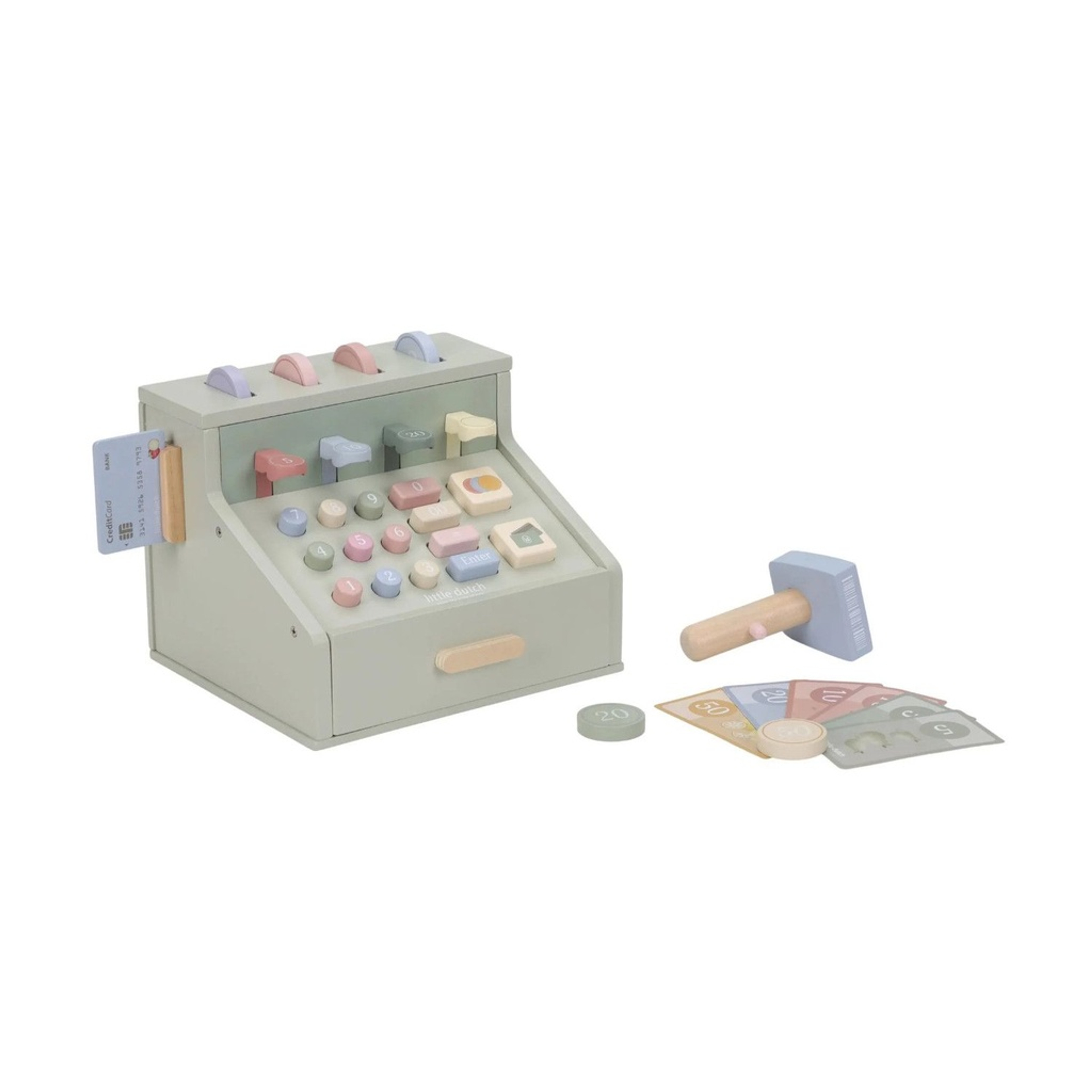 Little Dutch Wooden Cash Register with Scanner +3 Years LD2511