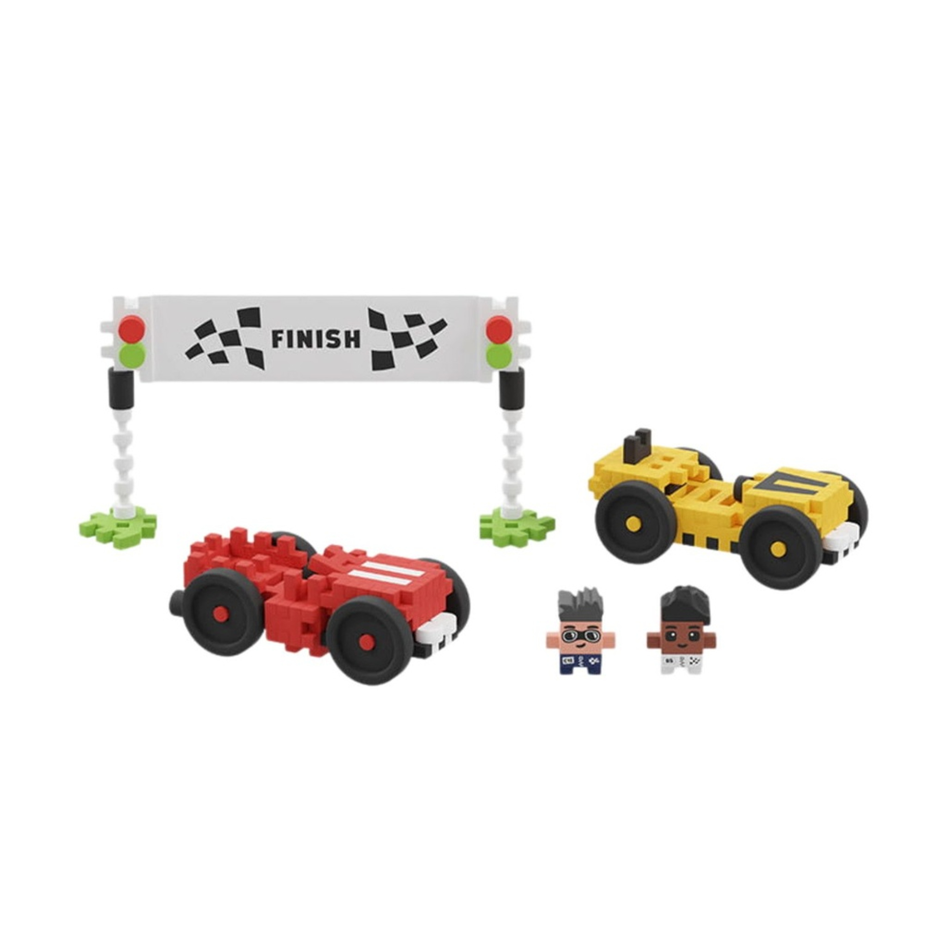 Marioinex Mini Waffle Construction Set Racing 80 Pieces +6Y 903179